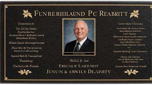 Plaque funéraire personnalisée : qualité et livraison rapide